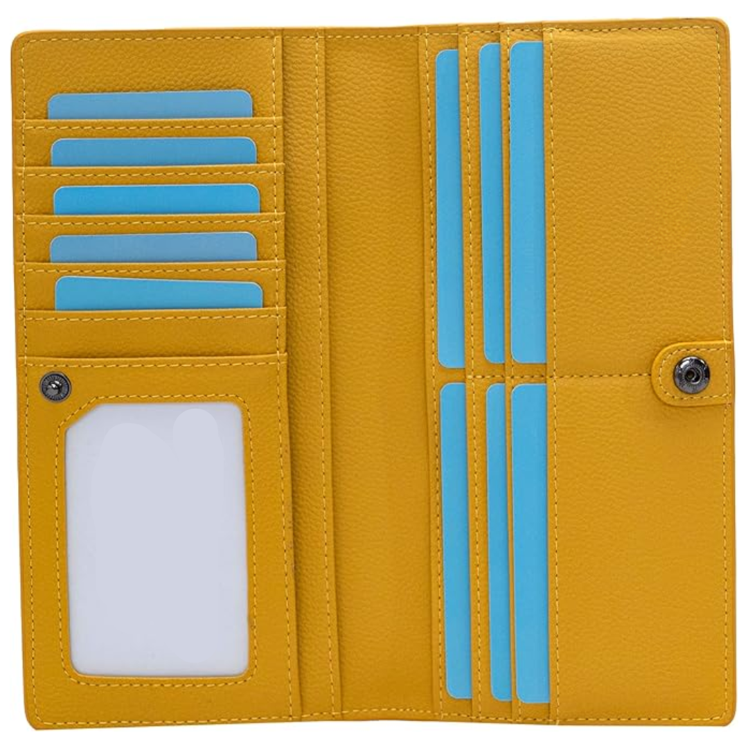 Ultra-Thin Leather Card Wallet with RFID Blocking Technology | Stylish Card Holder for Secure Organization 7