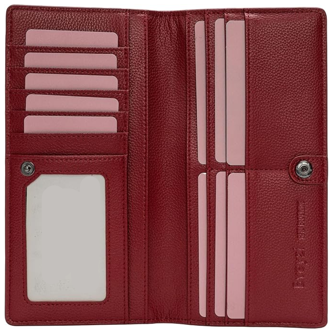 Ultra-Thin Leather Card Wallet with RFID Blocking Technology | Stylish Card Holder for Secure Organization 8