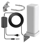 UltraClear | 360° Outdoor HDTV Antenna with Smart Signal Booster | 460-Mile Range for Stunning HD Channels 0
