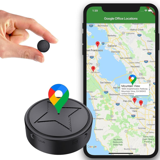 UltraTrack | Magnetic GPS Tracker with Real-Time Tracking & Alerts | Compact Design for Secure Monitoring 0
