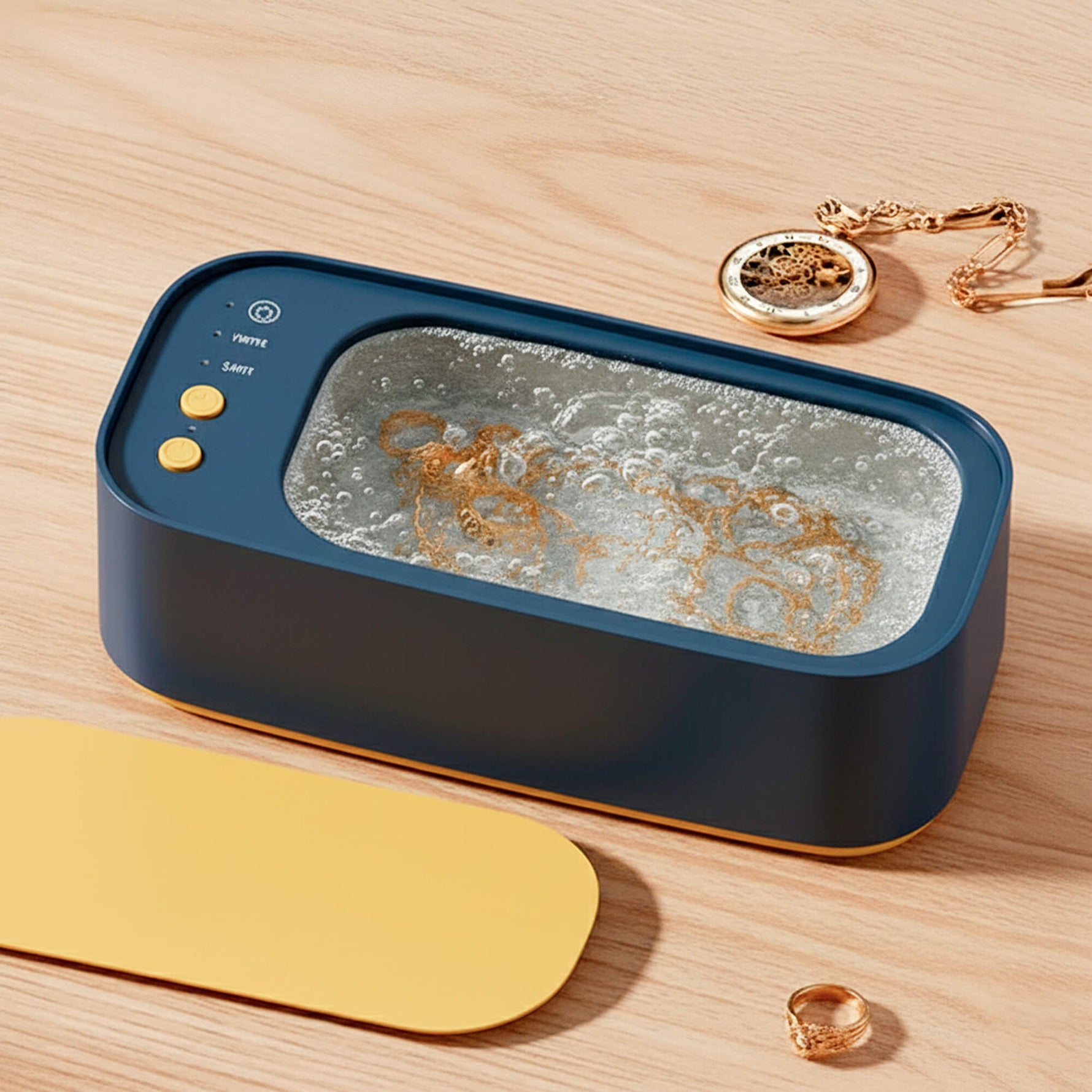 Ultrasonic Cleaning Device | Jewelry & Eyeglass Cleaner with Sonic Wave Technology | Compact Design for Effortless Cleaning 10