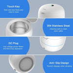 Ultrasonic Dental Cleaner | Deep Cleaning Tool with 360° UV-C Sterilization for Effective Dental Appliance Care 7