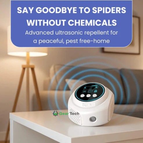 Ultrasonic Spider Repeller | Chemical-Free Pest Control Device for Safe Home Living 2