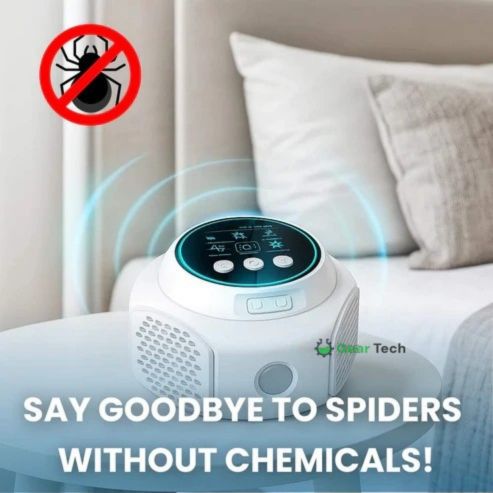 Ultrasonic Spider Repeller | Chemical-Free Pest Control Device for Safe Home Living 3