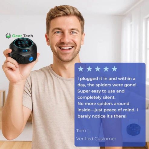 Ultrasonic Spider Repeller | Chemical-Free Pest Control Device for Safe Home Living 4