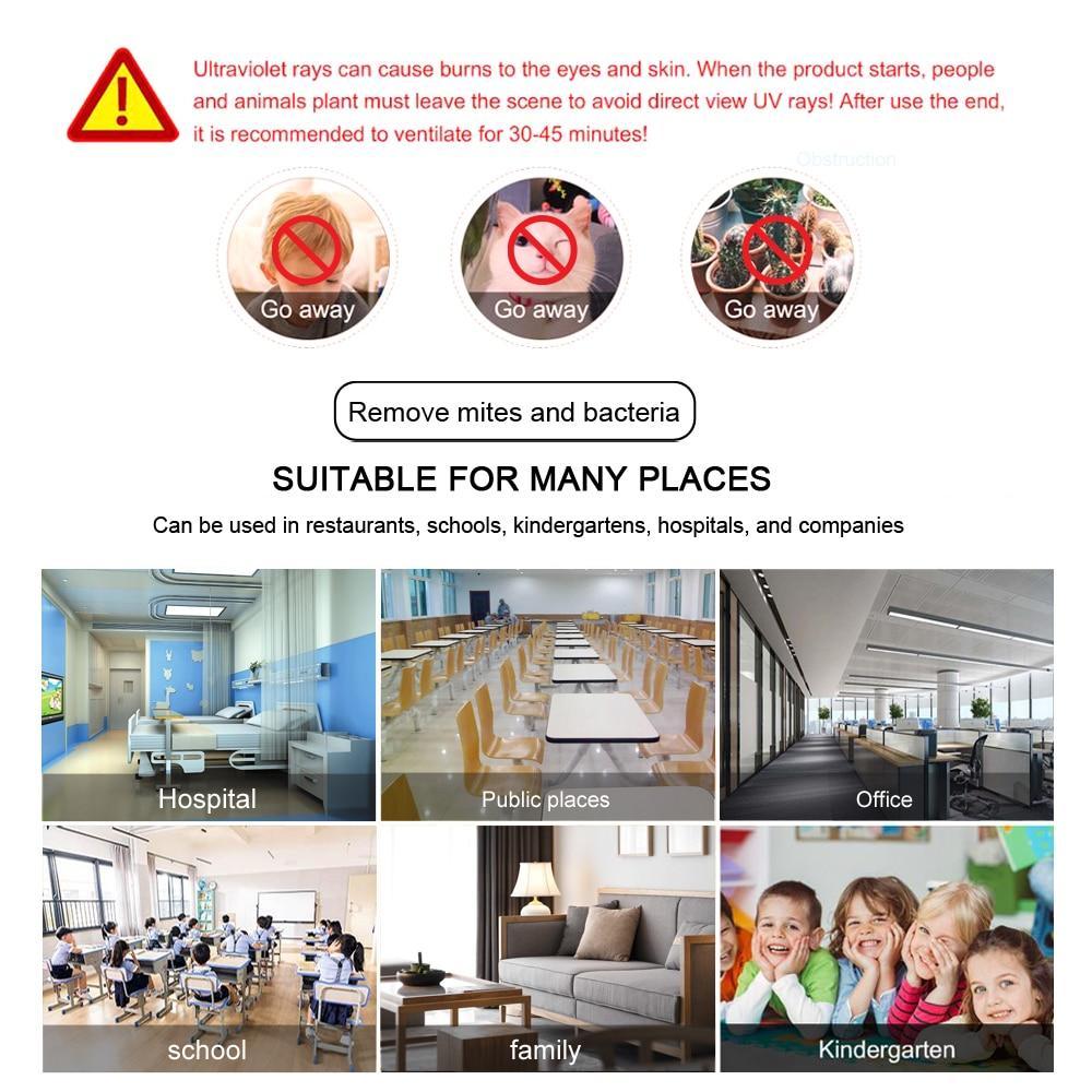 Ultraviolet Germicidal Lamp | 8W UVC Air Purifier with Powerful UV-C Rays | Effective Odor Eliminator for Healthier Living 4