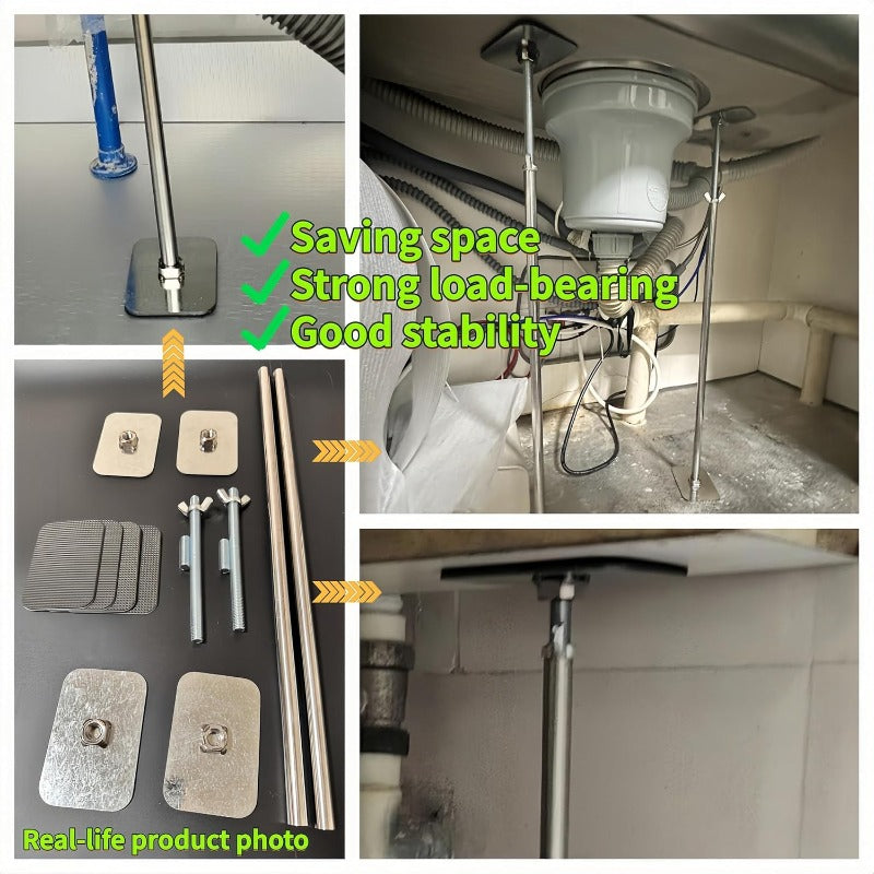 Undermount Sink Support Kit | Adjustable Brackets for Heavy-Duty Stability | Easy Installation for Long-Lasting Security 7