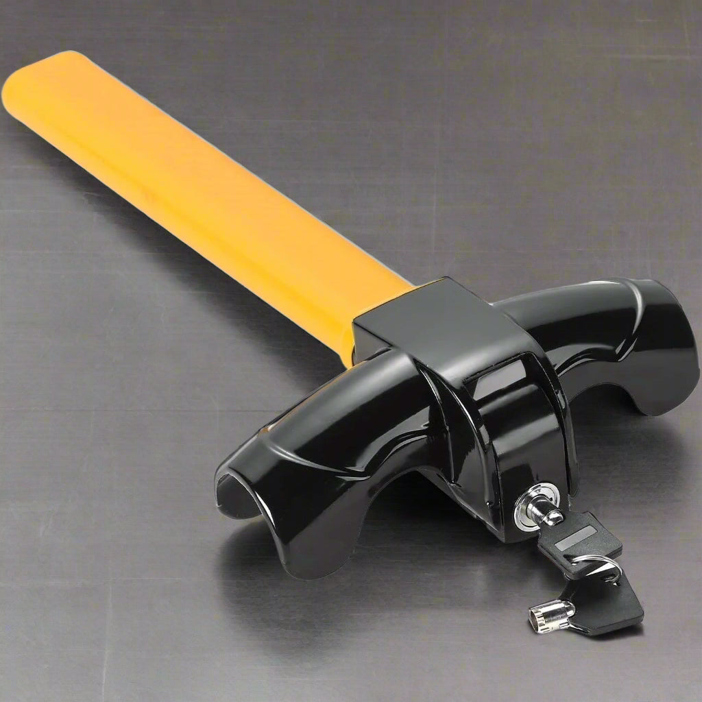 Universal Steering Wheel Lock | Heavy-Duty Anti-Theft Device with Quick Installation | Visible Deterrent for Vehicle Security 2