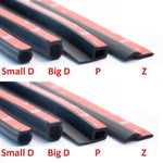 Universal | Automotive Door Seal Strip with High-Temperature Resistance | Easy Installation for Weatherproofing 0