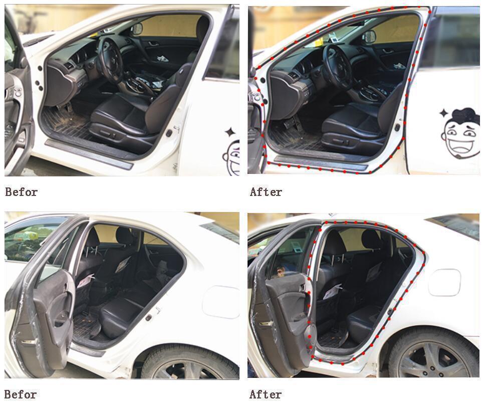 Universal | Automotive Door Seal Strip with High-Temperature Resistance | Easy Installation for Weatherproofing 5