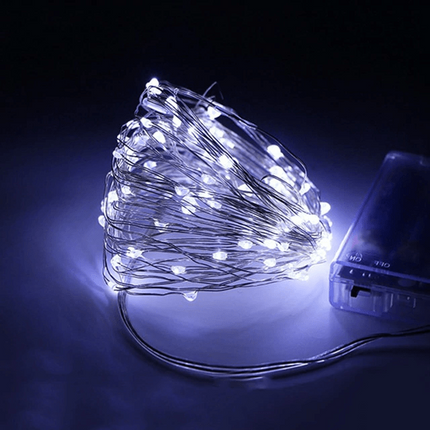String Lights Outdoor Solar Powered, Copper Wire Fairy Lights for Garden and Patio – image 10