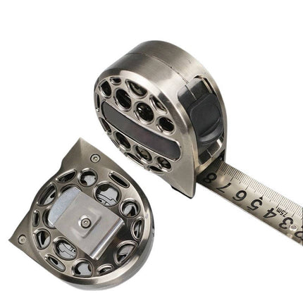 Retractable Tape Measure Stainless Steel with Autolock, Steel Measuring Tape with Antireflective Scale, Measuring Tool