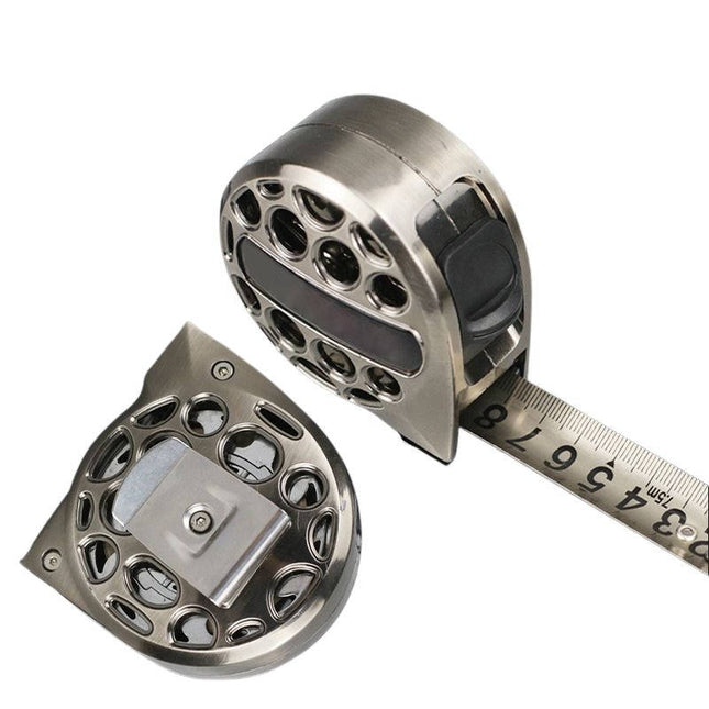 Retractable Tape Measure Stainless Steel with Autolock, Steel Measuring Tape with Antireflective Scale, Measuring Tool