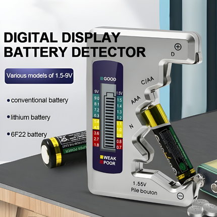 Battery Testers with LCD Display, Digital Battery Tester for C – image 7