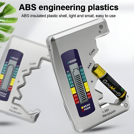 Battery Testers with LCD Display, Digital Battery Tester for C