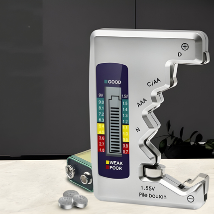 Battery Testers with LCD Display, AAA and AA Battery Checker