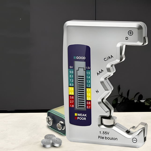 Battery Testers with LCD Display, AAA and AA Battery Checker