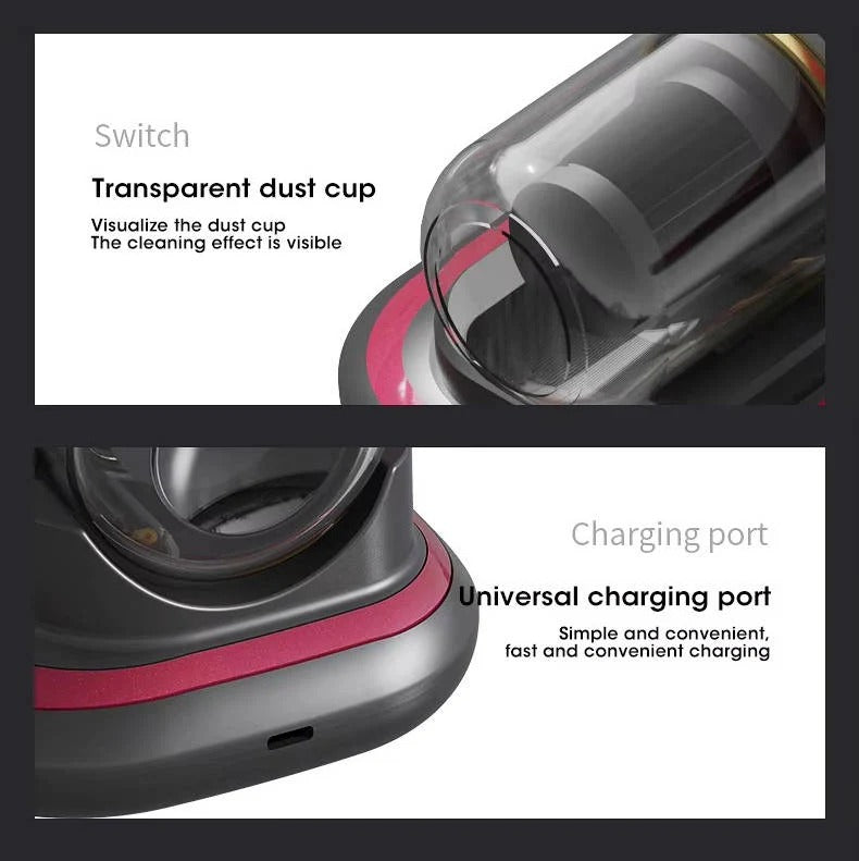 Upholstery & Mattress Cleaner with UV Sterilization & Powerful Suction | Cordless Design for Deep Cleaning 5