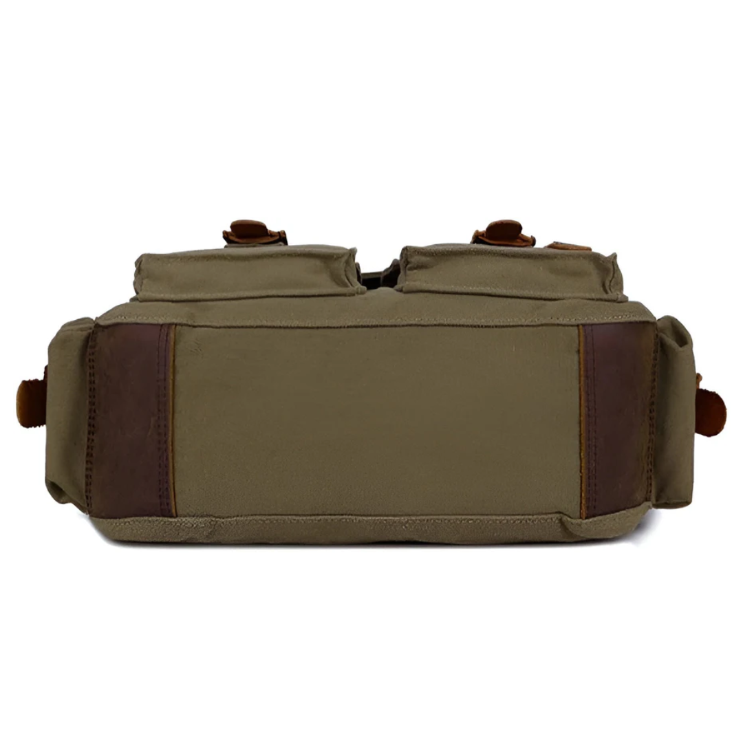 UrbanTrail | Men's Canvas Crossbody Bag with Spacious Storage | Versatile Design for Adventure and City Use 1
