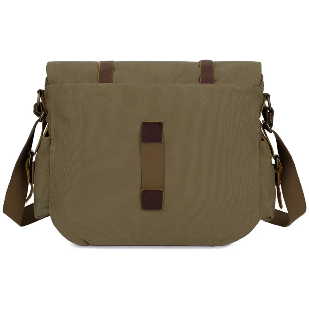 UrbanTrail | Men's Canvas Crossbody Bag with Spacious Storage | Versatile Design for Adventure and City Use 2