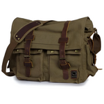 UrbanTrail | Men's Canvas Crossbody Bag with Spacious Storage | Versatile Design for Adventure and City Use 3