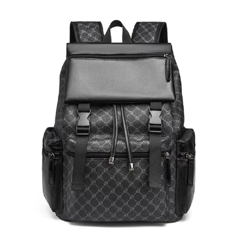 Urban Chic | Leather Laptop Backpack with Cushioned Straps | Versatile Design for Work and Travel 6
