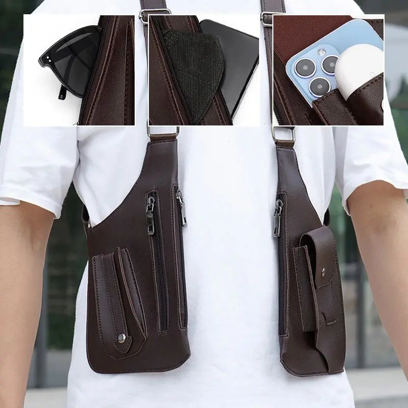 Urban Explorer | Men's Anti-Theft Shoulder Bag with Water-Resistant Design | Stylish and Functional for Everyday Use 4