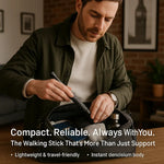 Urban Trek | Automatic Self Defense Walking Stick with Ergonomic Handle | Compact Design for Safety and Stability 5