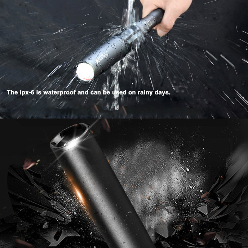 Utility Bat | LED Flashlight with Three Lighting Modes | Durable Aluminum Design for Emergency Use 5