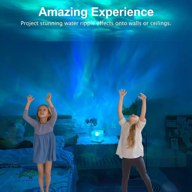 Ocean Wave Light Projector for Room, Night Light Projector with Remote