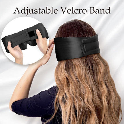 Sleep Masks Silk, 19mm Mulberry Silk Sleep Mask with Adjustable Wide Band – image 8