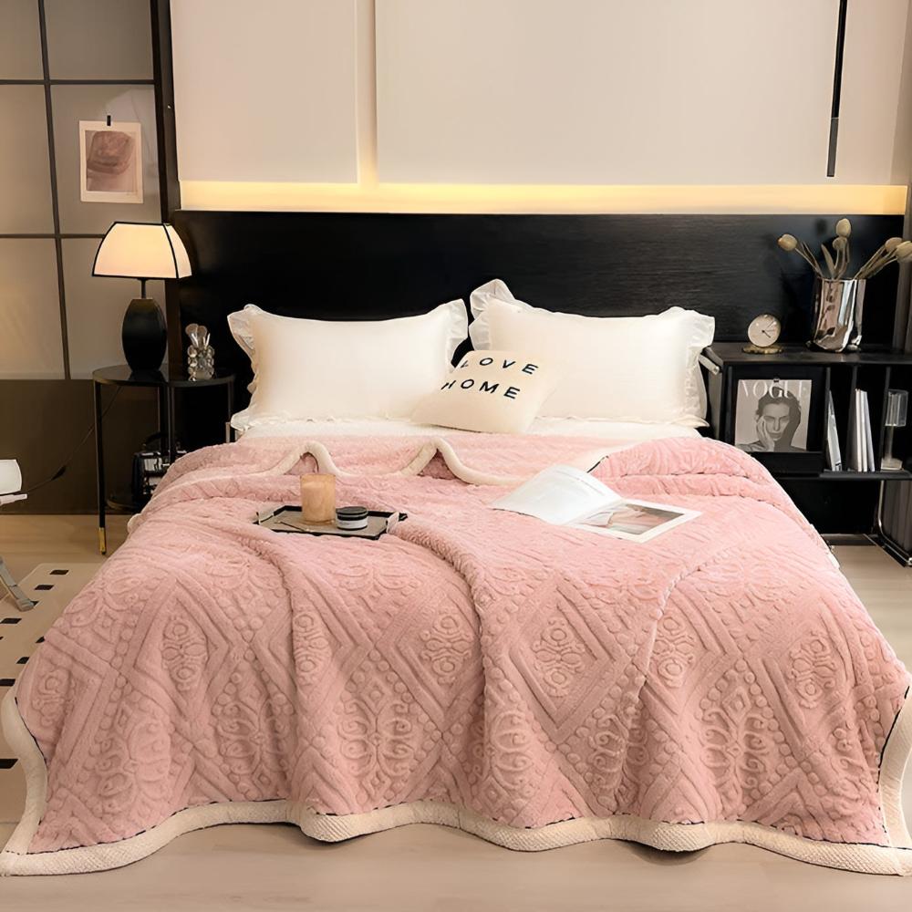 Velvet Mandala Blanket with Sherpa Lining | Luxurious Softness for Year-Round Comfort 6