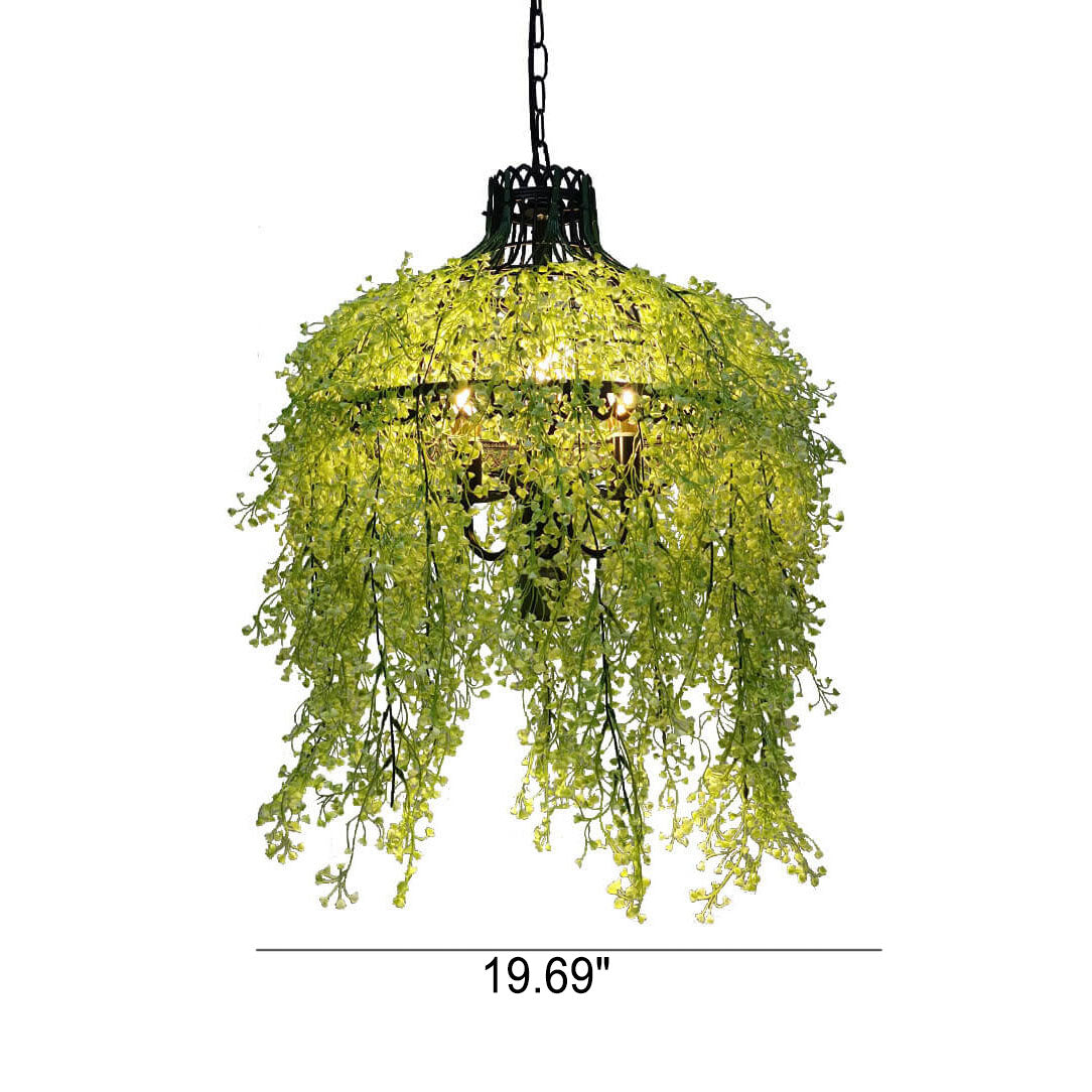 VerdantGlow | Stylish Modern 3-Light Plant-Inspired Chandelier 5