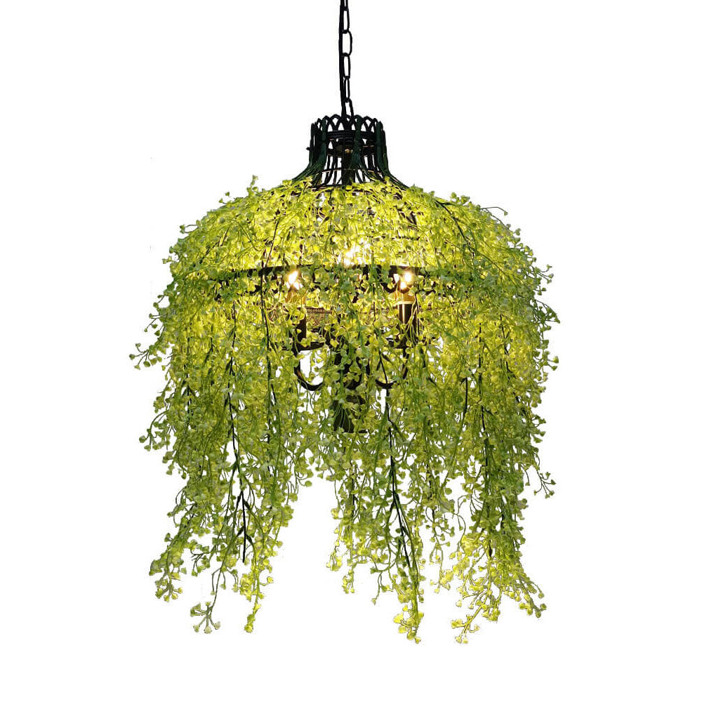 VerdantGlow | Stylish Modern 3-Light Plant-Inspired Chandelier 6