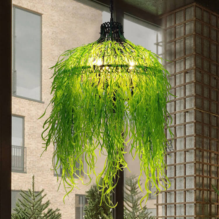 VerdantGlow | Stylish Modern 3-Light Plant-Inspired Chandelier 9