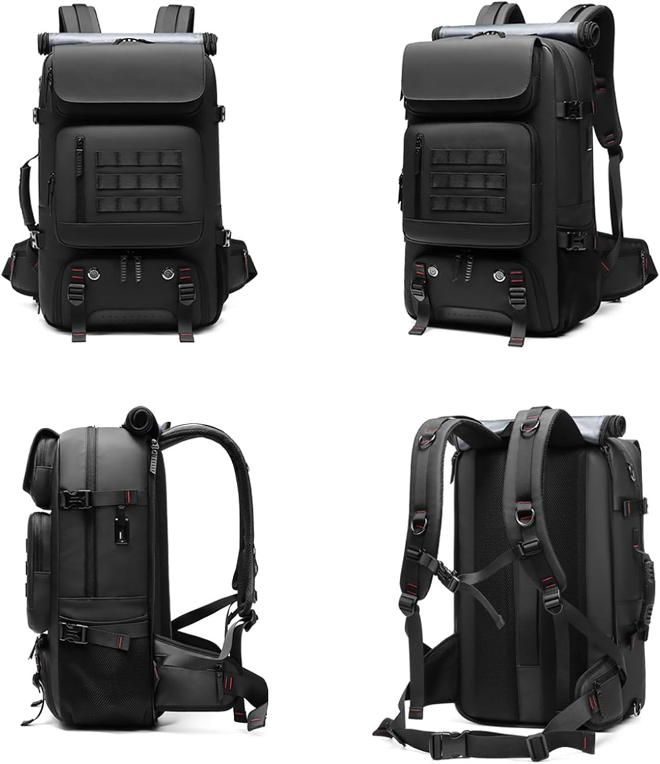 Versatile 50L Travel Backpack with USB Port & Shoe Compartment for Organized Adventures 1