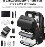 Versatile 50L Waterproof Travel Backpack with USB Charging & Shoe Compartment 3