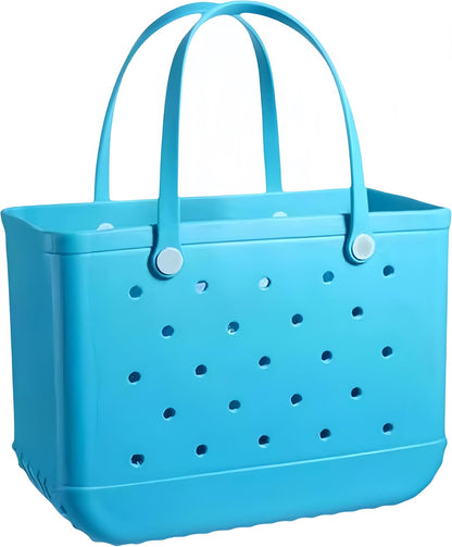 Versatile Beach Tote Bag | Waterproof EVA Design with Vent Holes | Ideal for Beach, Gym & Travel 13