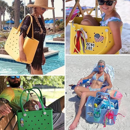 Versatile Beach Tote Bag | Waterproof EVA Design with Vent Holes | Ideal for Beach, Gym & Travel 6