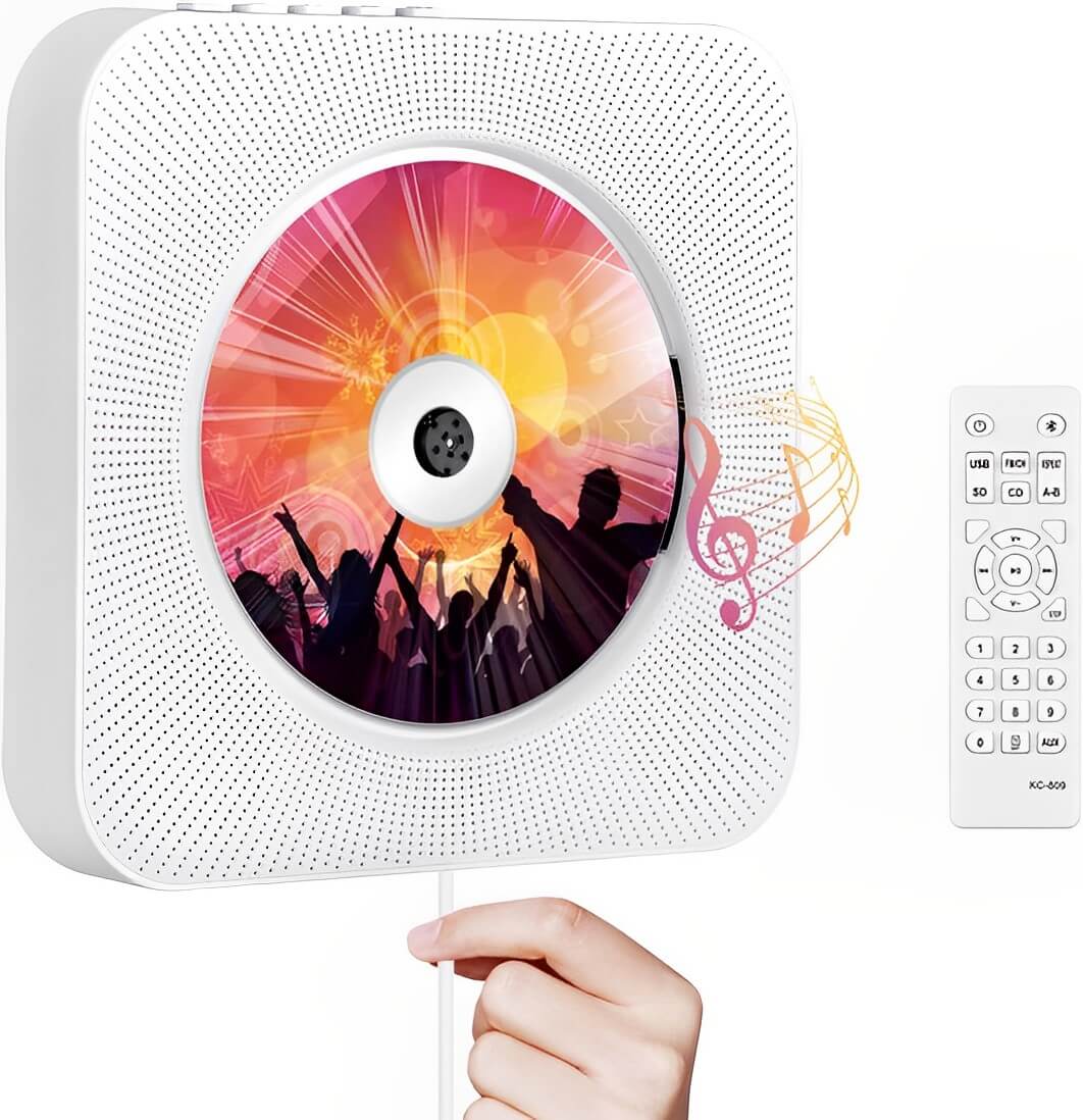 Versatile CD Player | Bluetooth HIFI Speaker with Remote Control | Perfect for Music Lovers 1