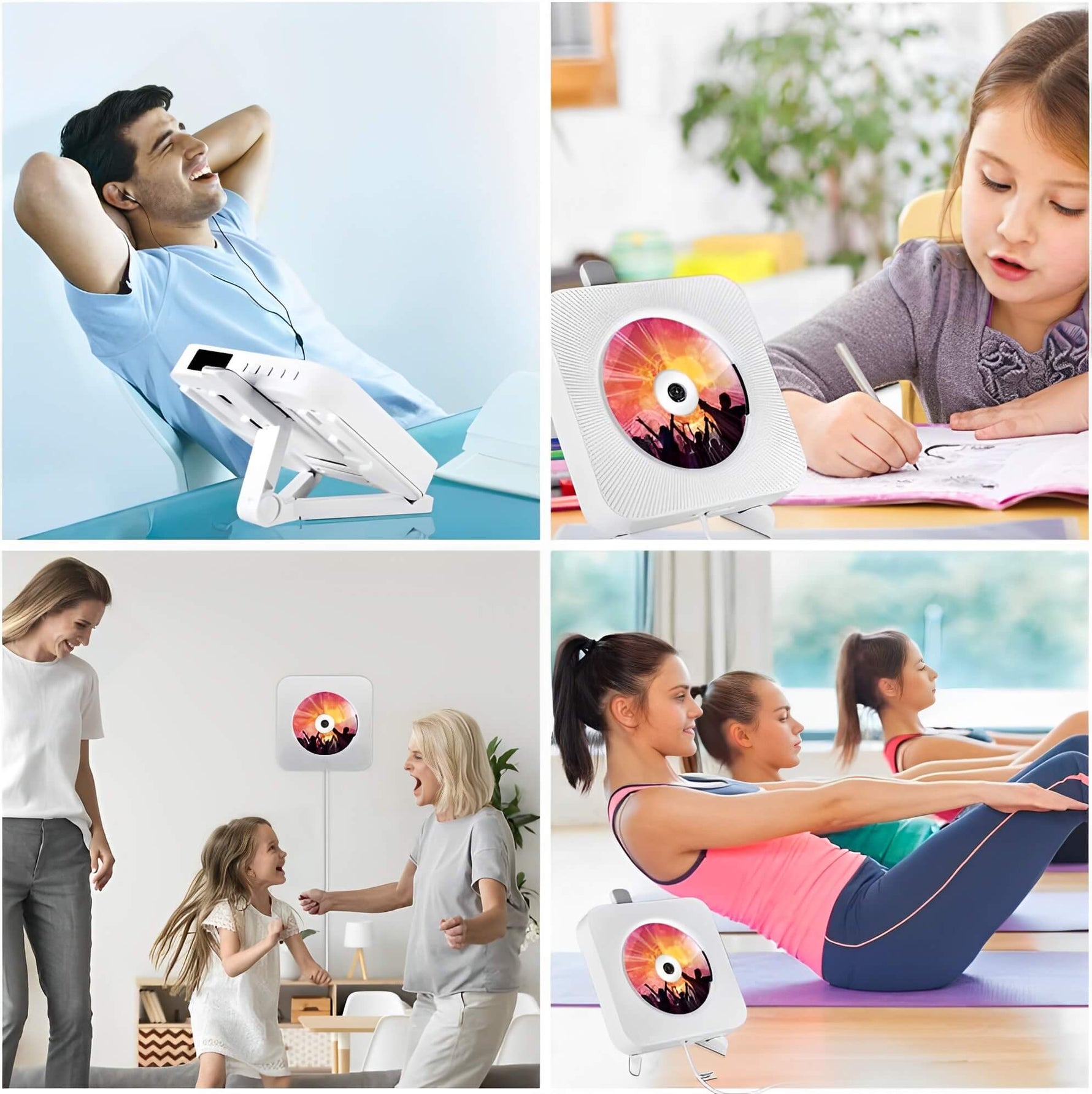 Versatile CD Player | Bluetooth HIFI Speaker with Remote Control | Perfect for Music Lovers 8