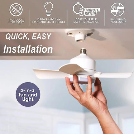 Versatile Ceiling Fan with Lights & Remote Control | Bright Illumination for Instant Comfort 1