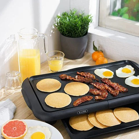 Versatile Electric Griddle | 24-Inch Cooking Surface with Adjustable Temperature for Effortless Meal Preparation 6
