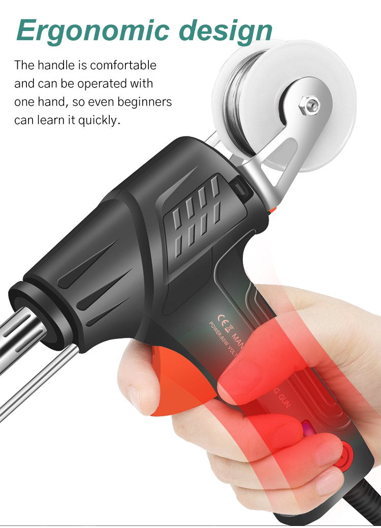 Versatile Electric Welding Tool with Rapid 20s Heat-Up & Ergonomic Handle for Efficient Welding and Cutting 5