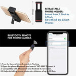 Versatile Extendable Phone Tripod with Bluetooth Remote for Steady Shots 4