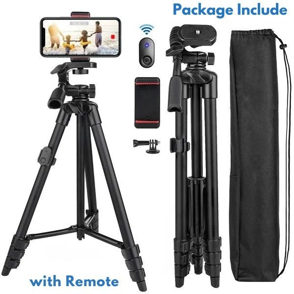 Versatile Extendable Phone Tripod with Bluetooth Remote for Steady Shots 5