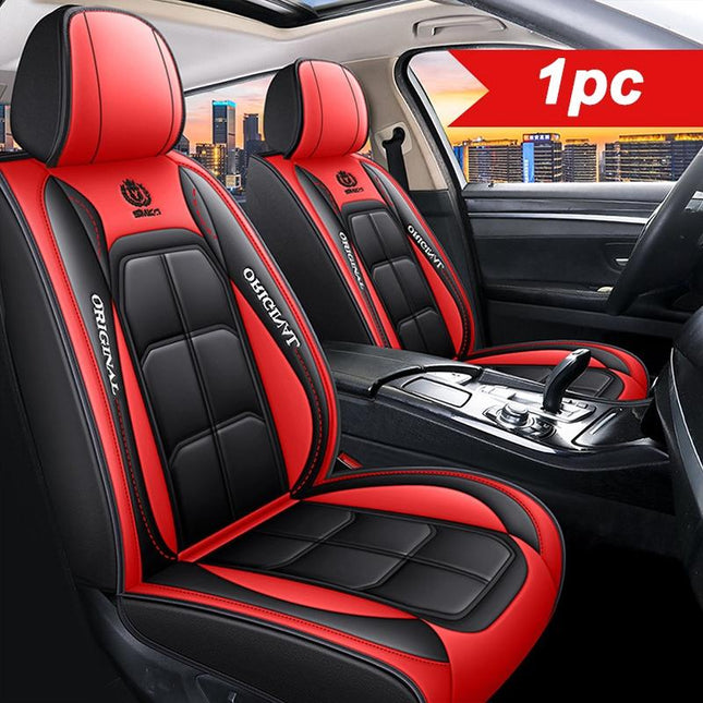 Versatile Faux Leather Car Seat Cover with Padded Foam Core for Comfort 1
