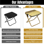 Versatile Foldable Backpack Stool with Heavy-Duty Support | Compact Design for Outdoor Comfort 3