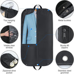 Versatile Garment Bag | Waterproof Oxford Suit Cover with Gusset & Pockets for Travel and Storage 4