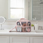 Versatile Hanging Makeup Bag | Travel Cosmetic Organizer with Fold-Out Design for Easy Access 1